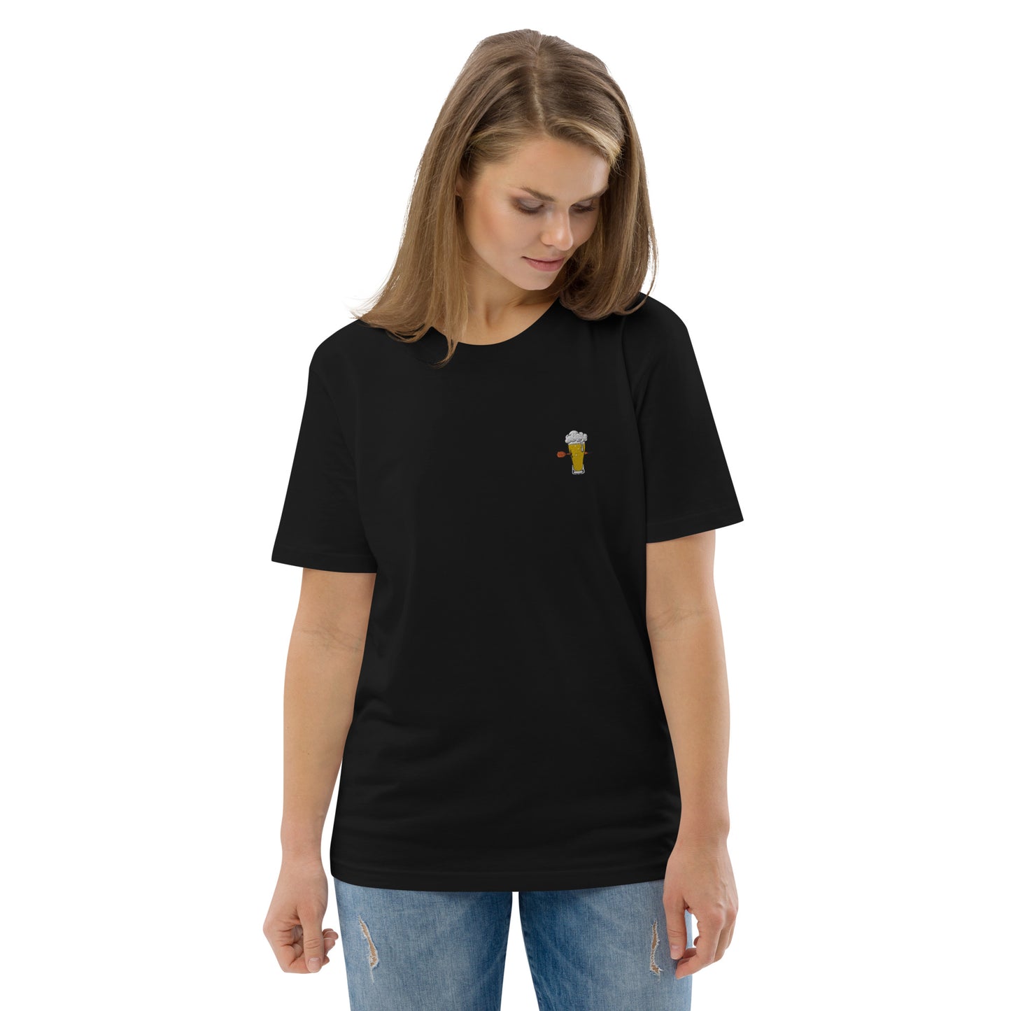 Weizenwerfer | Besticktes Frauen Bio Baumwoll T-Shirt