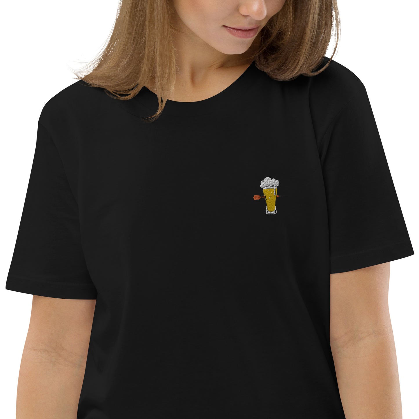 Weizenwerfer | Besticktes Frauen Bio Baumwoll T-Shirt