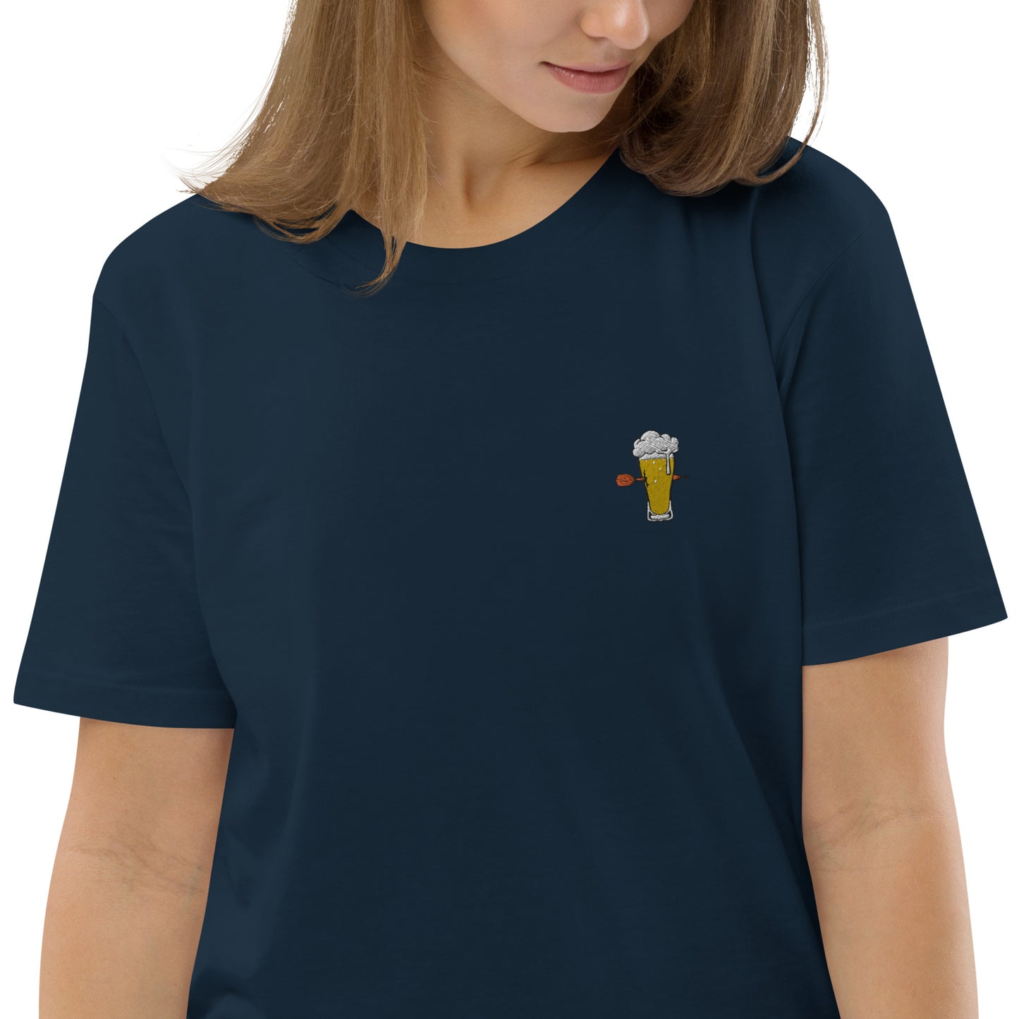 Weizenwerfer | Besticktes Frauen Bio Baumwoll T-Shirt
