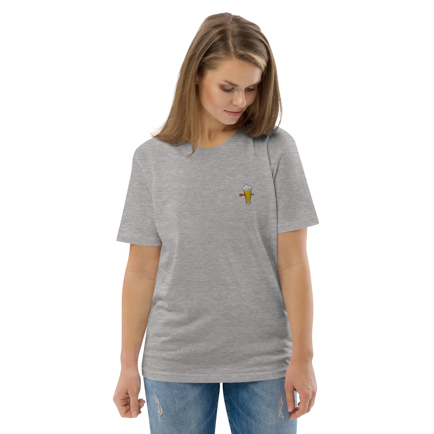Weizenwerfer | Besticktes Frauen Bio Baumwoll T-Shirt