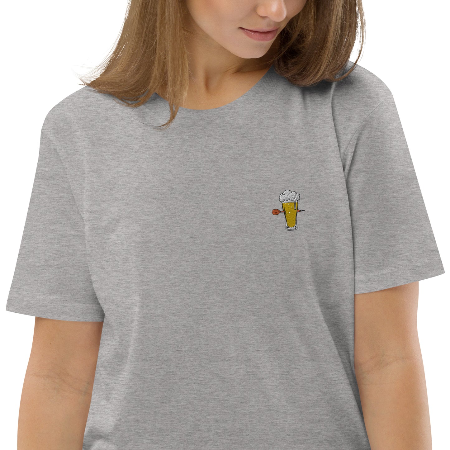 Weizenwerfer | Besticktes Frauen Bio Baumwoll T-Shirt