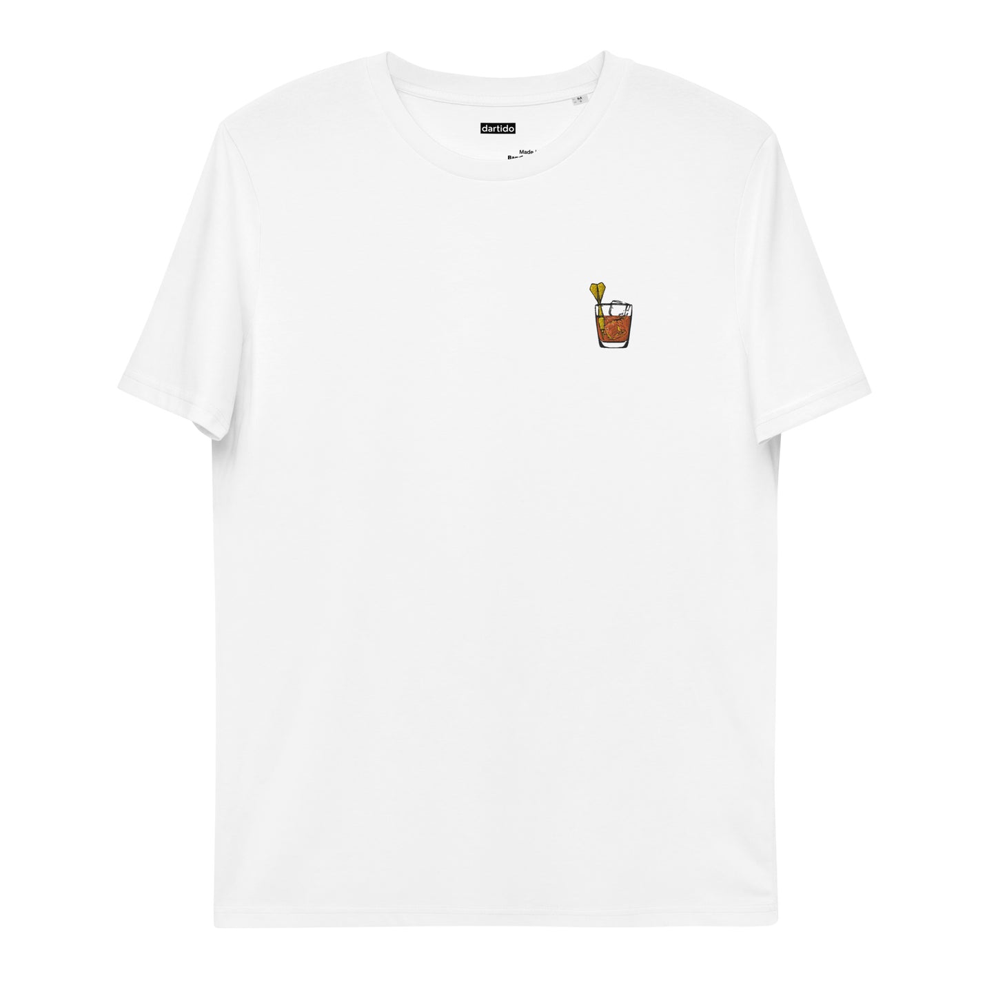 Jacky for Check | Besticktes Frauen Bio-Baumwoll-T-Shirt