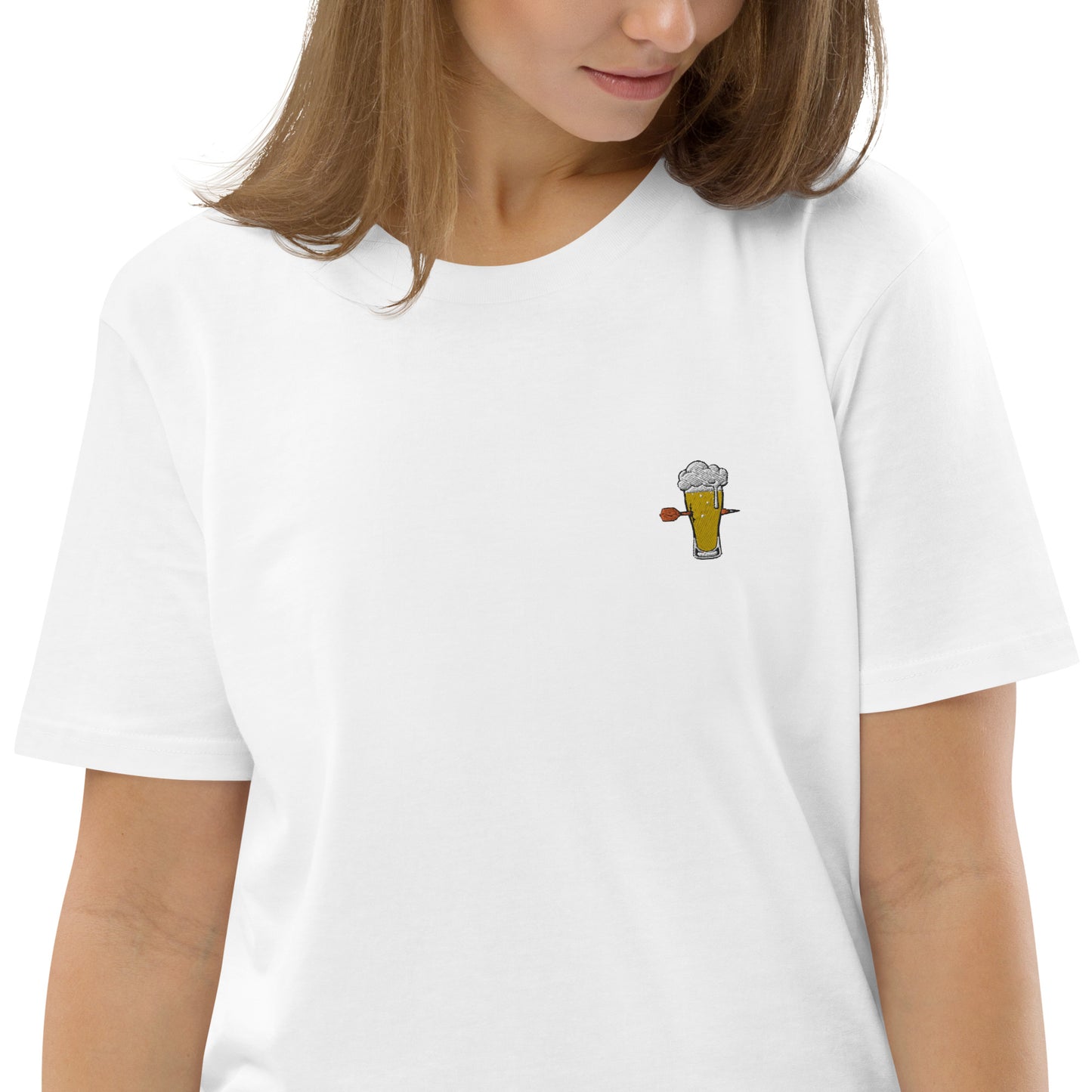Weizenwerfer | Besticktes Frauen Bio Baumwoll T-Shirt
