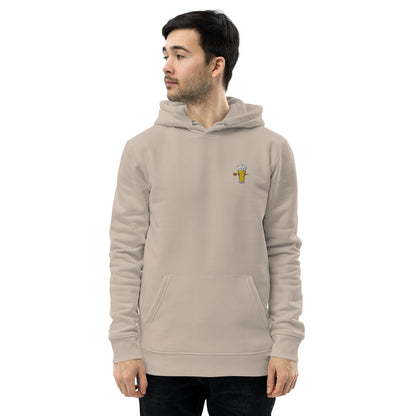 Weizenwerfer | Bestickter Männer Bio Baumwoll Hoodie