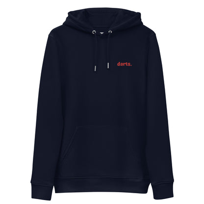 Darts. | Besticktes Männer Bio Baumwoll Hoodie