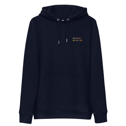 Kneipensportler | Bestickter Männer Bio Baumwoll Hoodie