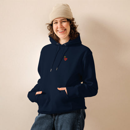 Pfeilhalter | Bestickter Frauen Bio Baumwoll Hoodie