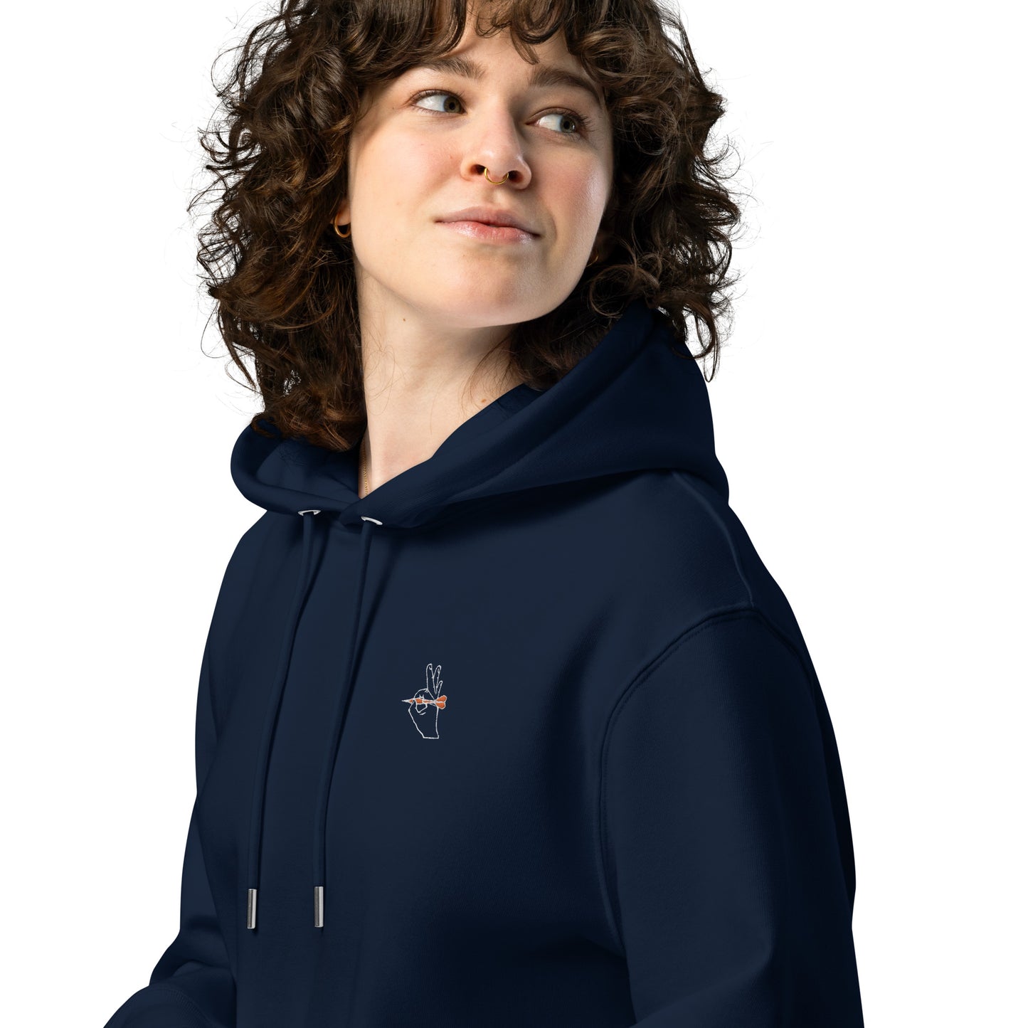 Alles Gut! | Bestickter Frauen Bio Baumwoll Hoodie