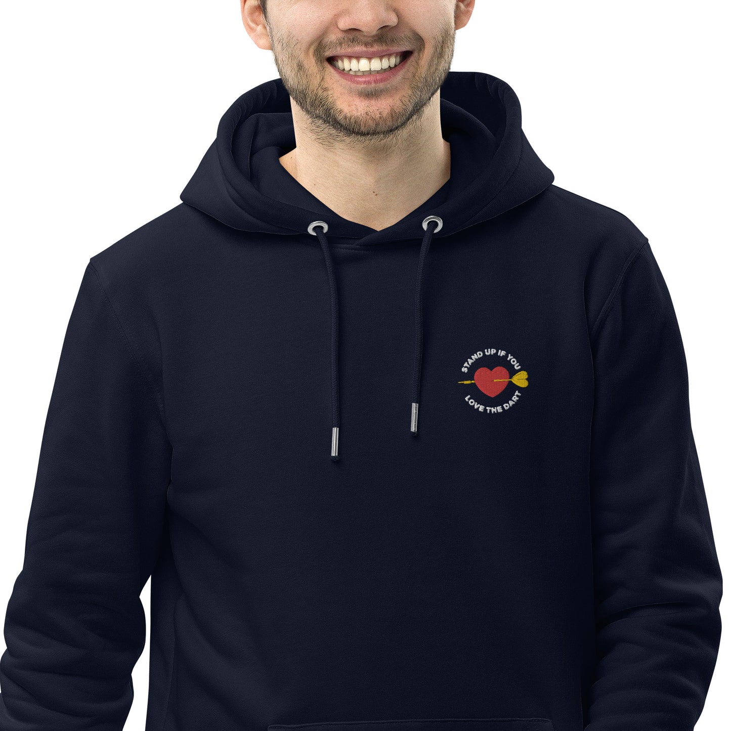 Dartamor | Bestickter Männer Bio Baumwoll Hoodie