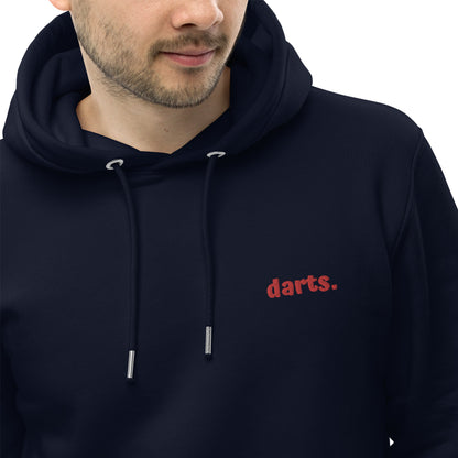 Darts. | Besticktes Männer Bio Baumwoll Hoodie