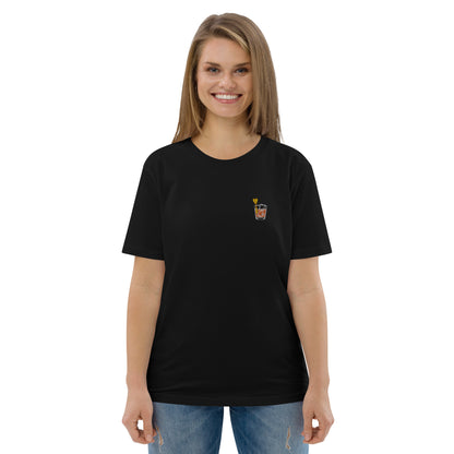 Jacky for Check | Besticktes Frauen Bio-Baumwoll-T-Shirt