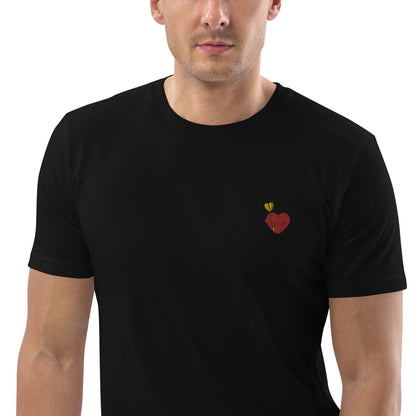 Pfeilhalter | Besticktes Männer Bio Baumwoll T-Shirt