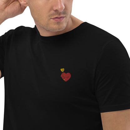 Pfeilhalter | Besticktes Männer Bio Baumwoll T-Shirt