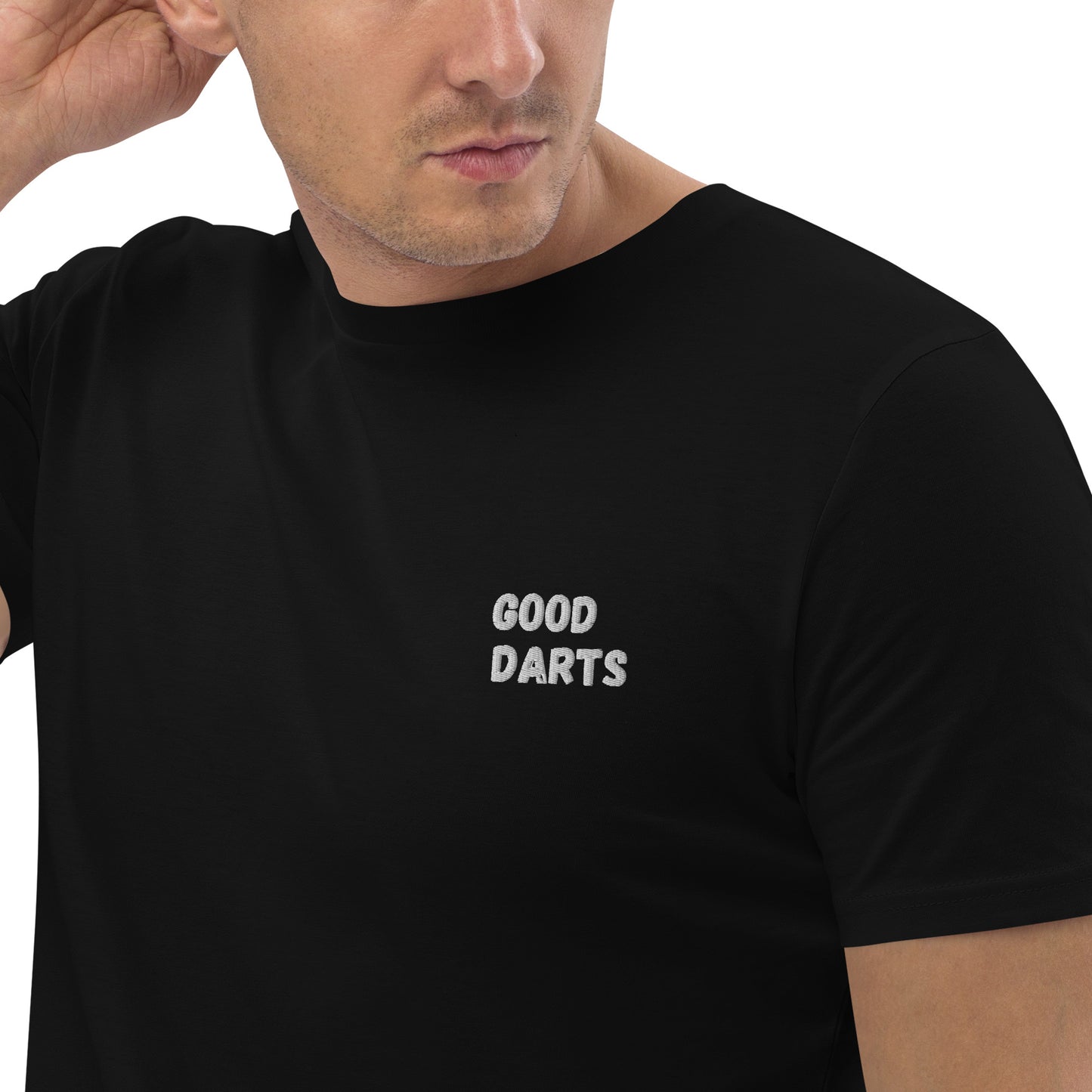 Good Darts! | Besticktes Männer Bio Baumwoll T-Shirt