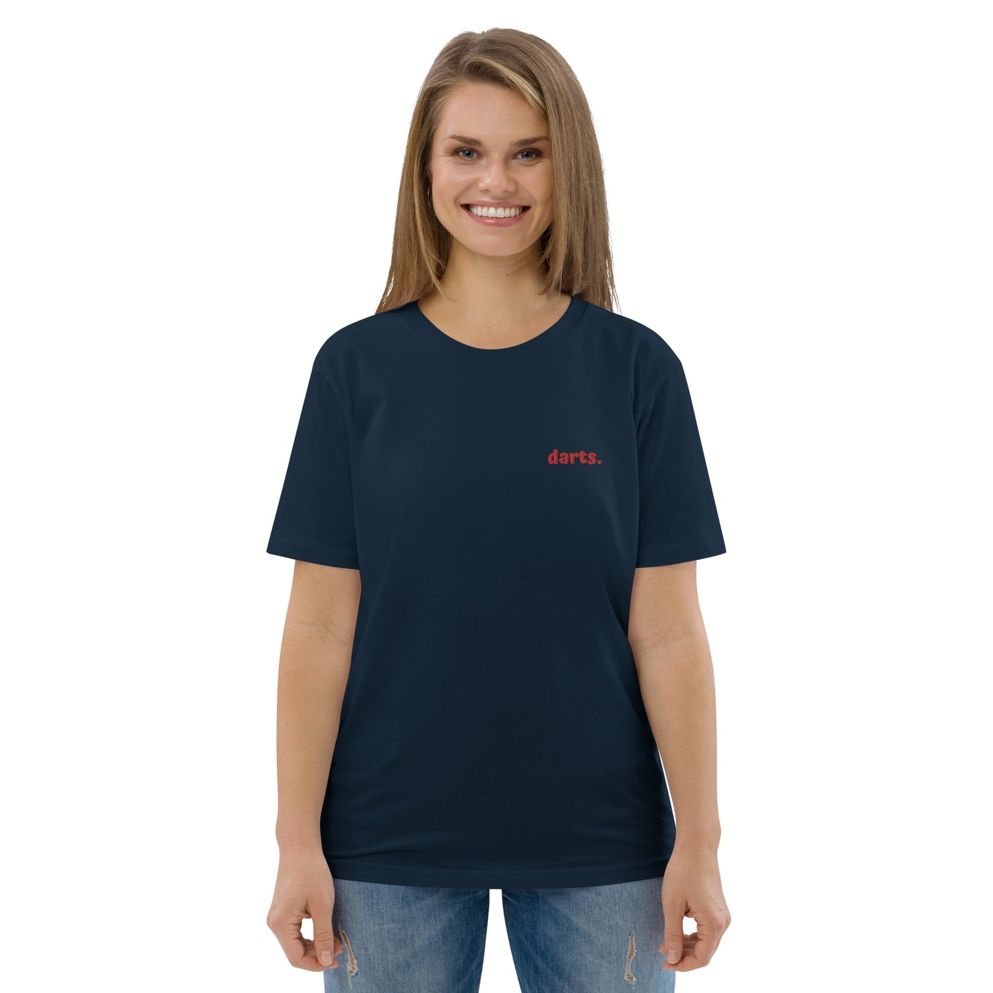 Darts. | Besticktes Frauen Bio Baumwoll T-Shirt