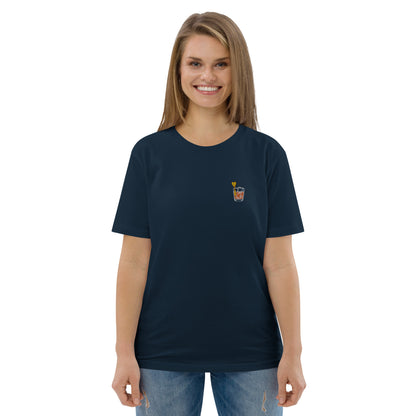 Jacky for Check | Besticktes Frauen Bio-Baumwoll-T-Shirt