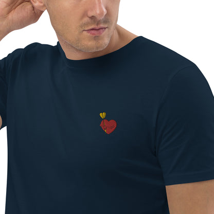 Pfeilhalter | Besticktes Männer Bio Baumwoll T-Shirt