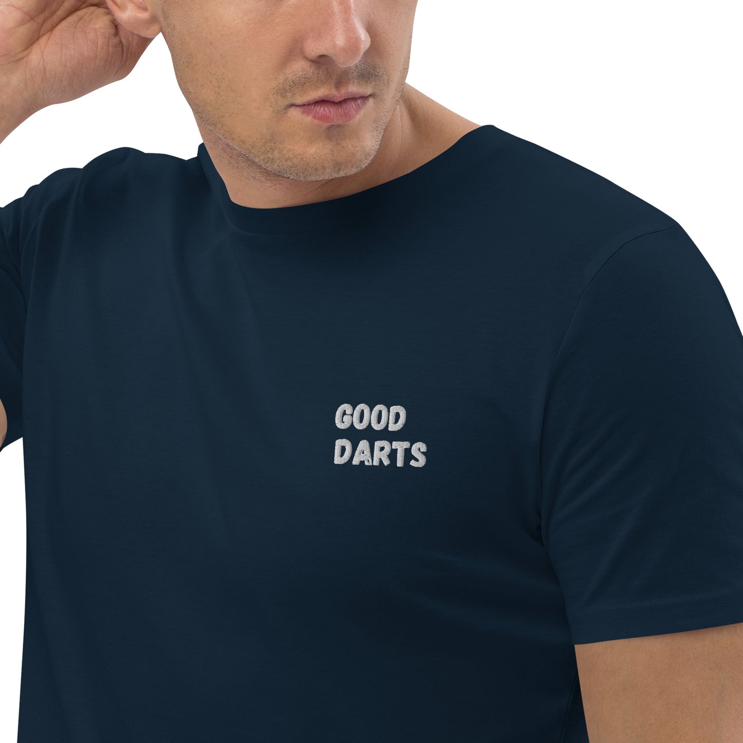 Good Darts! | Besticktes Männer Bio Baumwoll T-Shirt