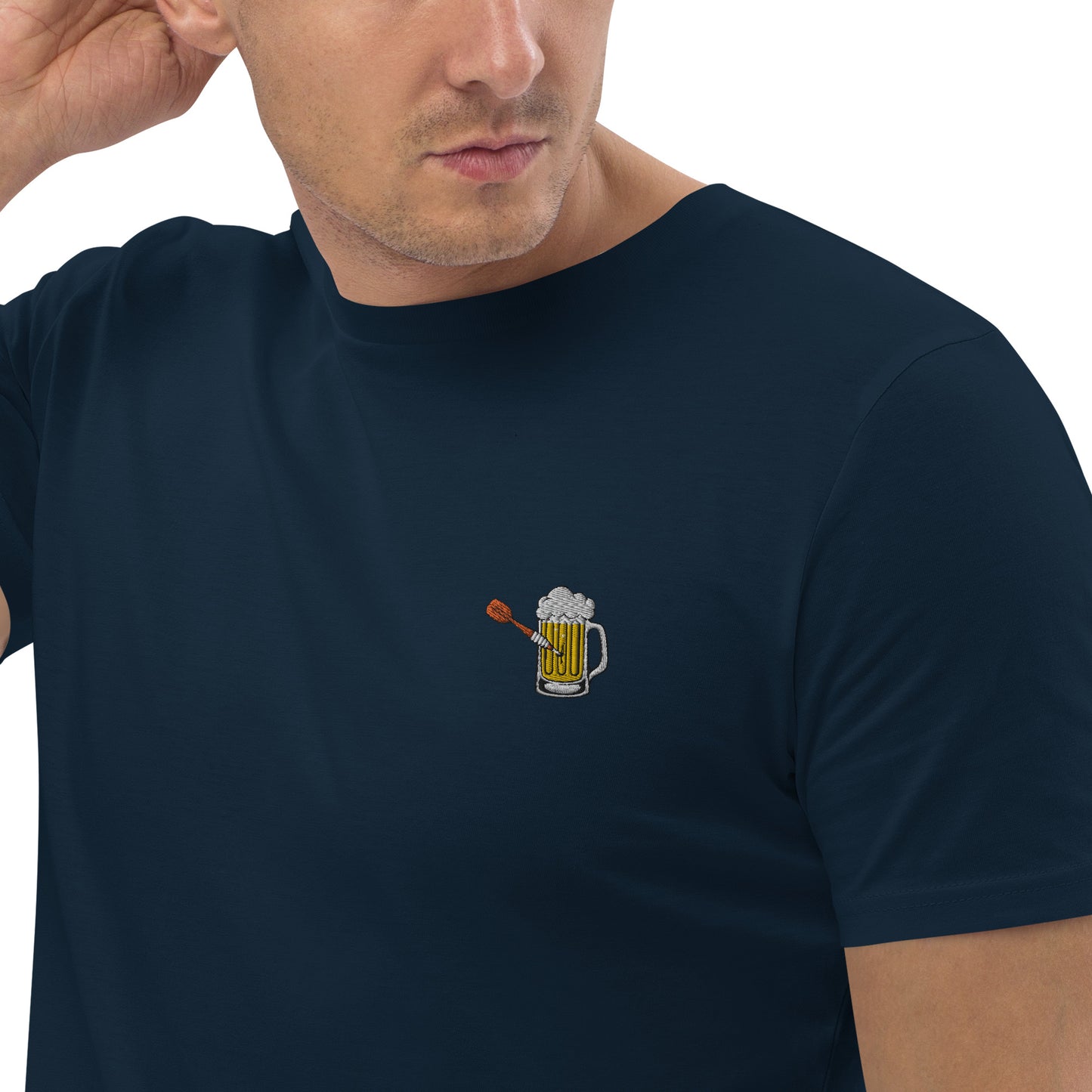 Bierbrecher | Besticktes Männer Bio Baumwoll T-Shirt