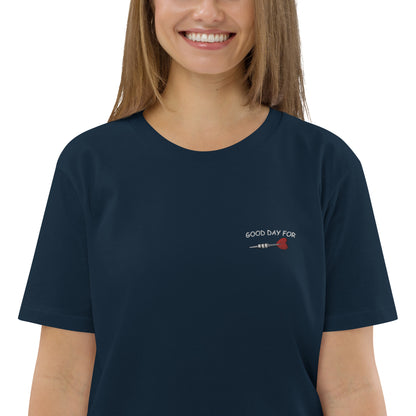 Good Day for Dart | Besticktes Frauen Bio Baumwoll T-Shirt