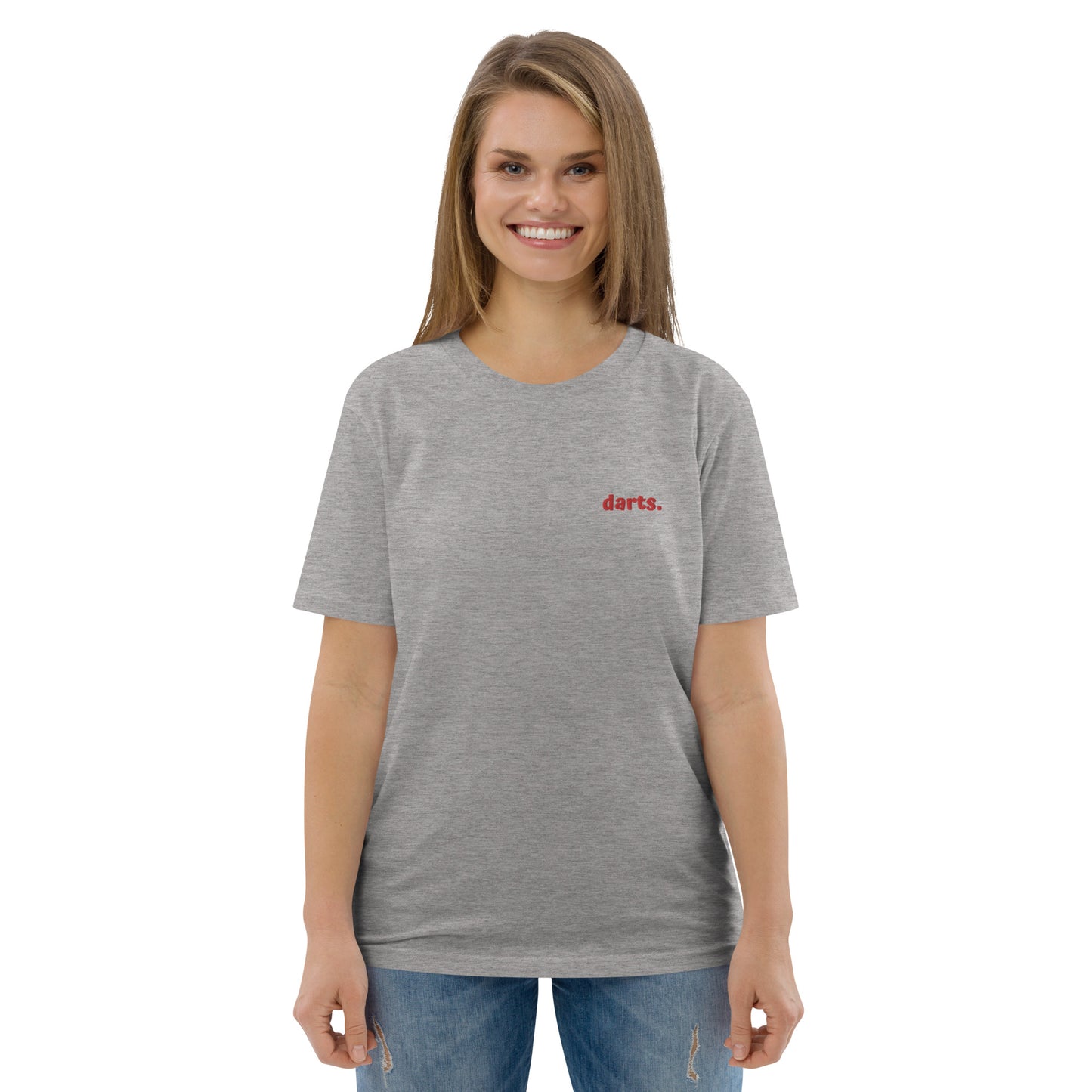 Darts. | Besticktes Frauen Bio Baumwoll T-Shirt