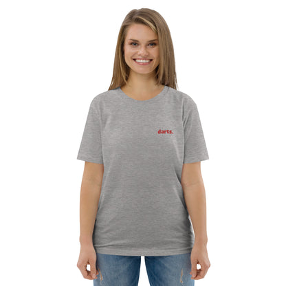 Darts. | Besticktes Frauen Bio Baumwoll T-Shirt