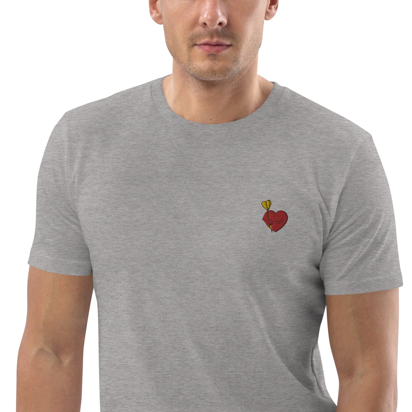 Pfeilhalter | Besticktes Männer Bio Baumwoll T-Shirt