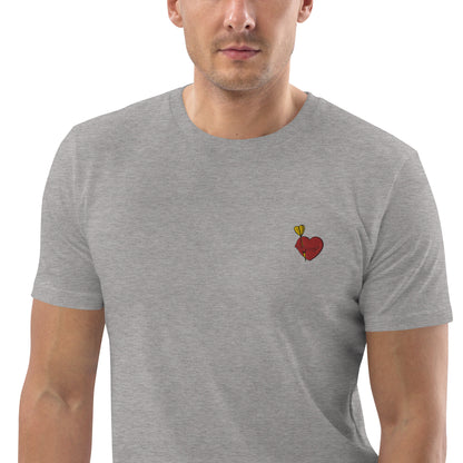 Pfeilhalter | Besticktes Männer Bio Baumwoll T-Shirt