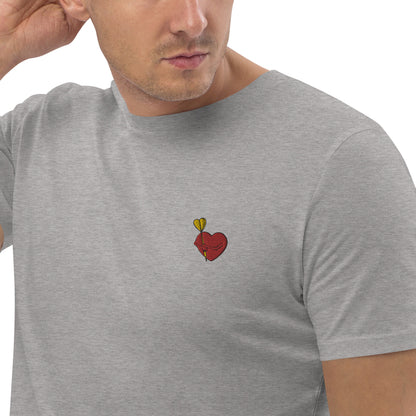 Pfeilhalter | Besticktes Männer Bio Baumwoll T-Shirt
