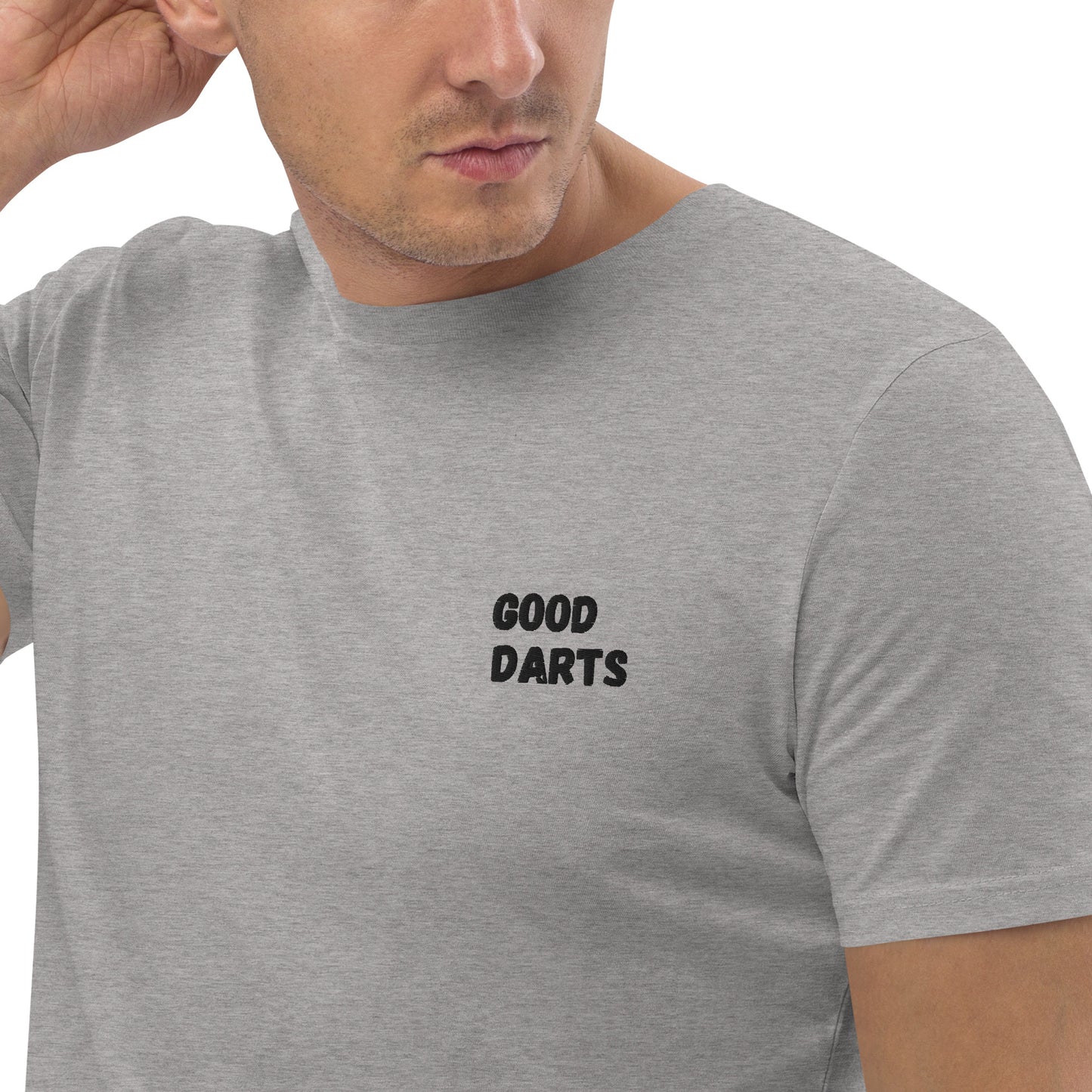Good Darts! | Besticktes Männer Bio Baumwoll T-Shirt