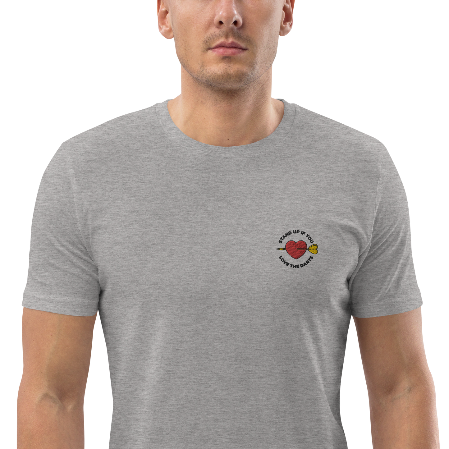 Dartamor | Besticktes Männer Bio Baumwoll T-Shirt