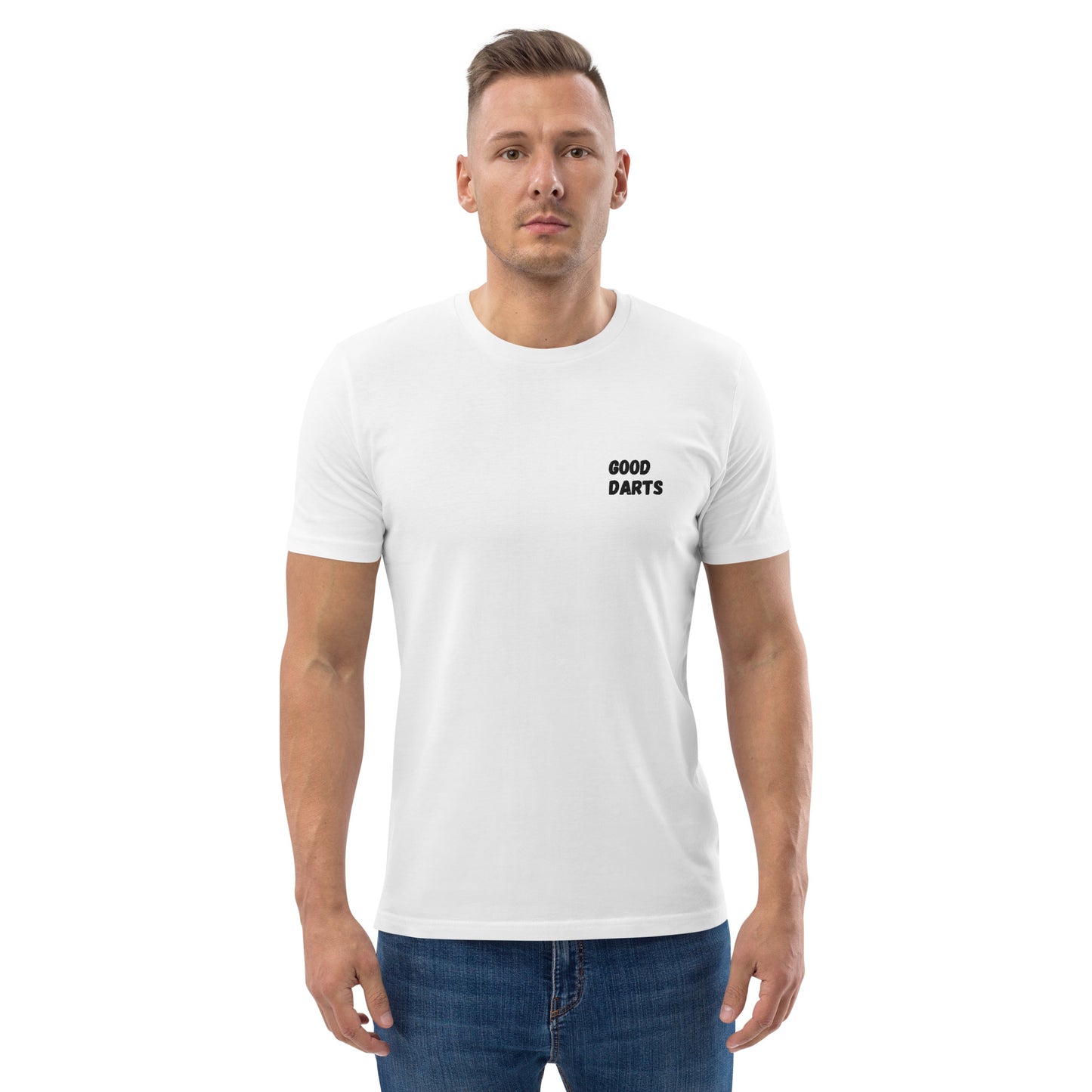 Good Darts! | Besticktes Männer Bio Baumwoll T-Shirt