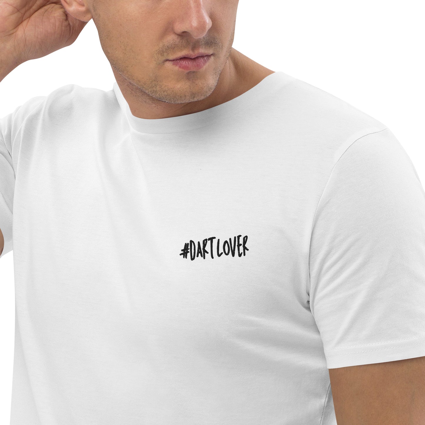 Dartlover | Besticktes Männer Bio Baumwoll T-Shirt