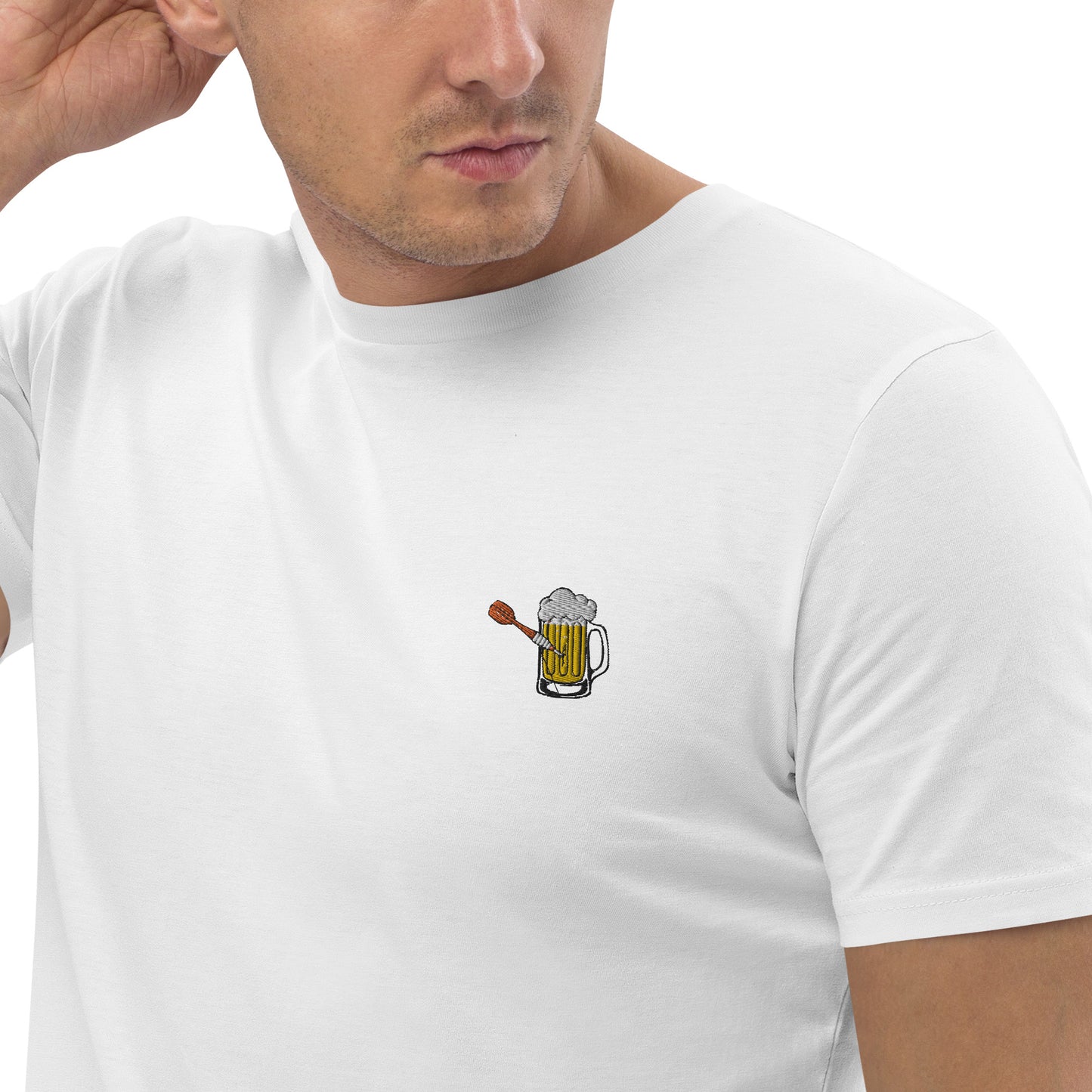 Bierbrecher | Besticktes Männer Bio Baumwoll T-Shirt