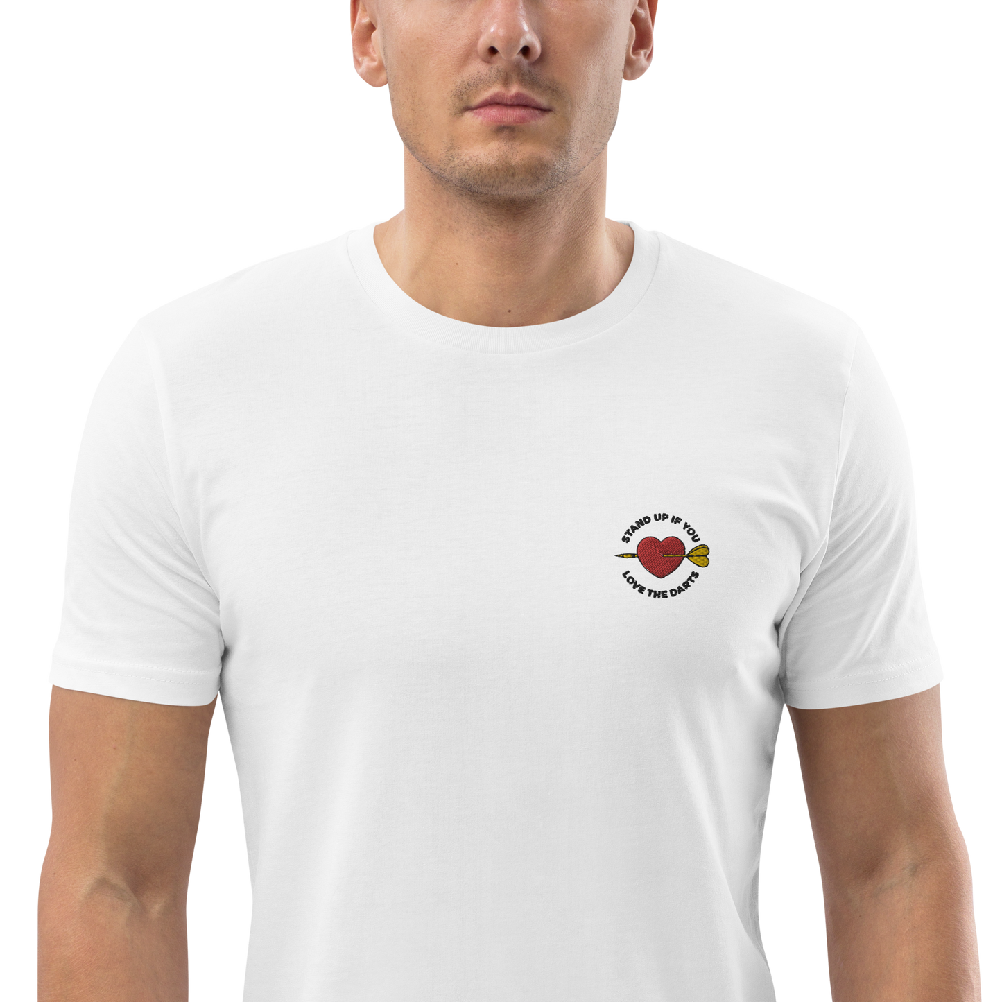 Dartamor | Besticktes Männer Bio Baumwoll T-Shirt