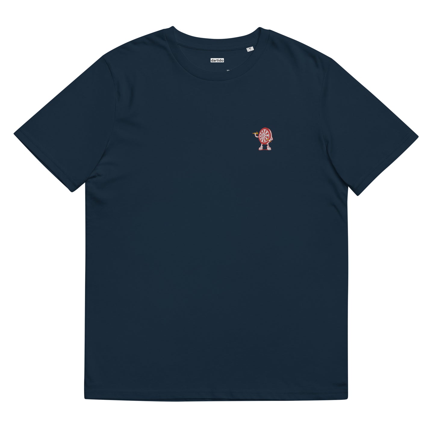Scheibenwerfer | Besticktes Männer Bio Baumwoll T-Shirt
