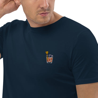 Jacky for Check | Besticktes Männer Bio-Baumwoll-T-Shirt