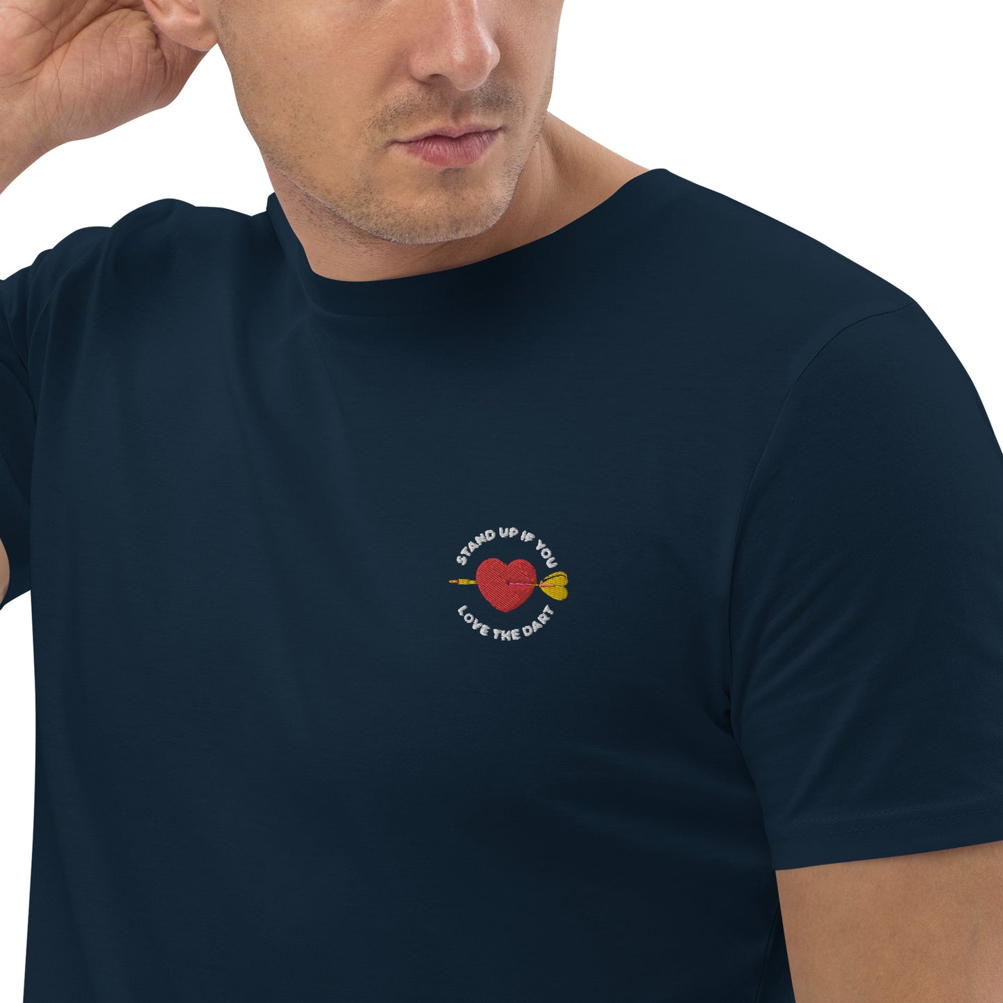 Dartamor | Besticktes Männer Bio Baumwoll T-Shirt