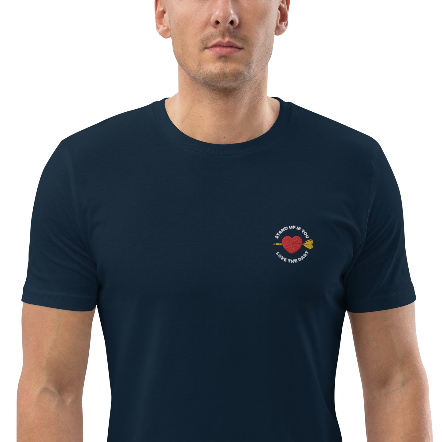 Dartamor | Besticktes Männer Bio Baumwoll T-Shirt