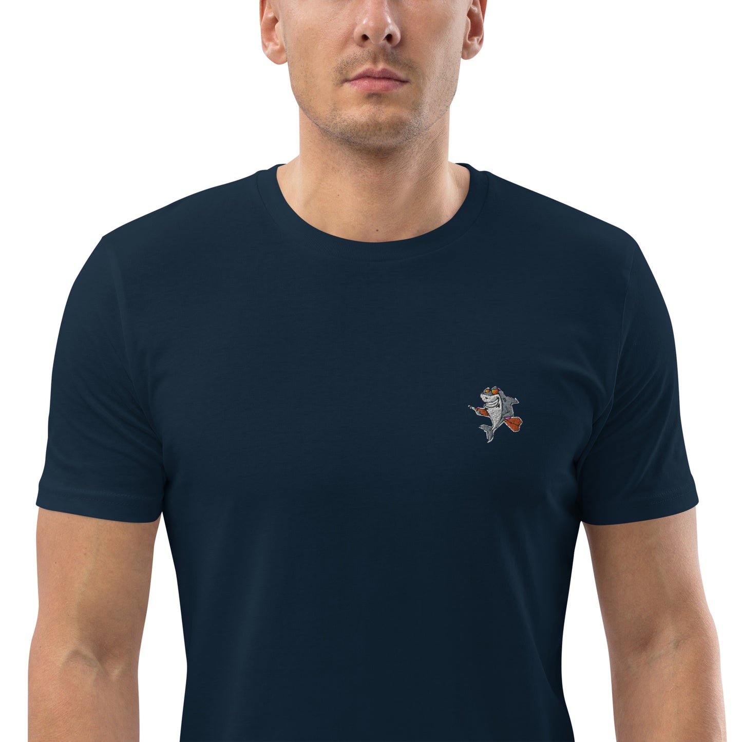 Big Fish! | Besticktes Männer Bio Baumwoll T-Shirt