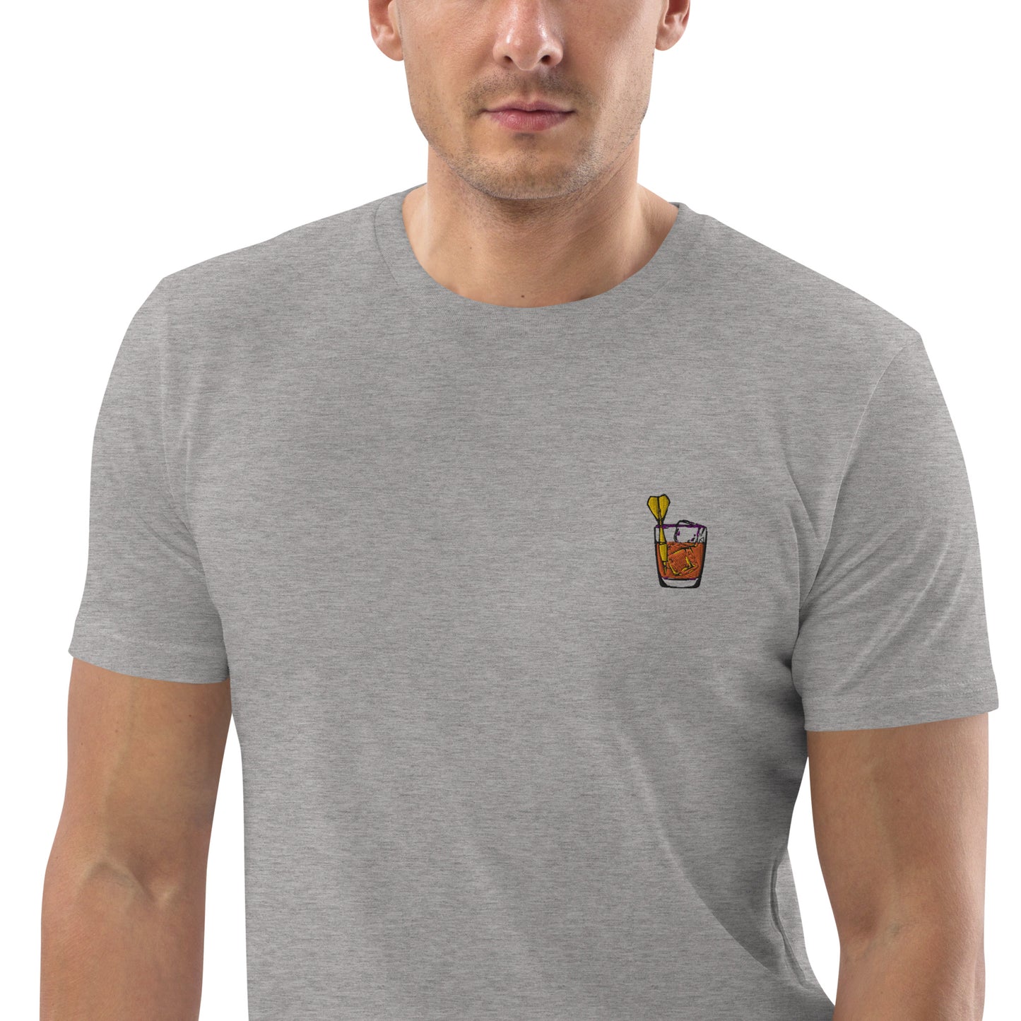 Jacky for Check | Besticktes Männer Bio-Baumwoll-T-Shirt