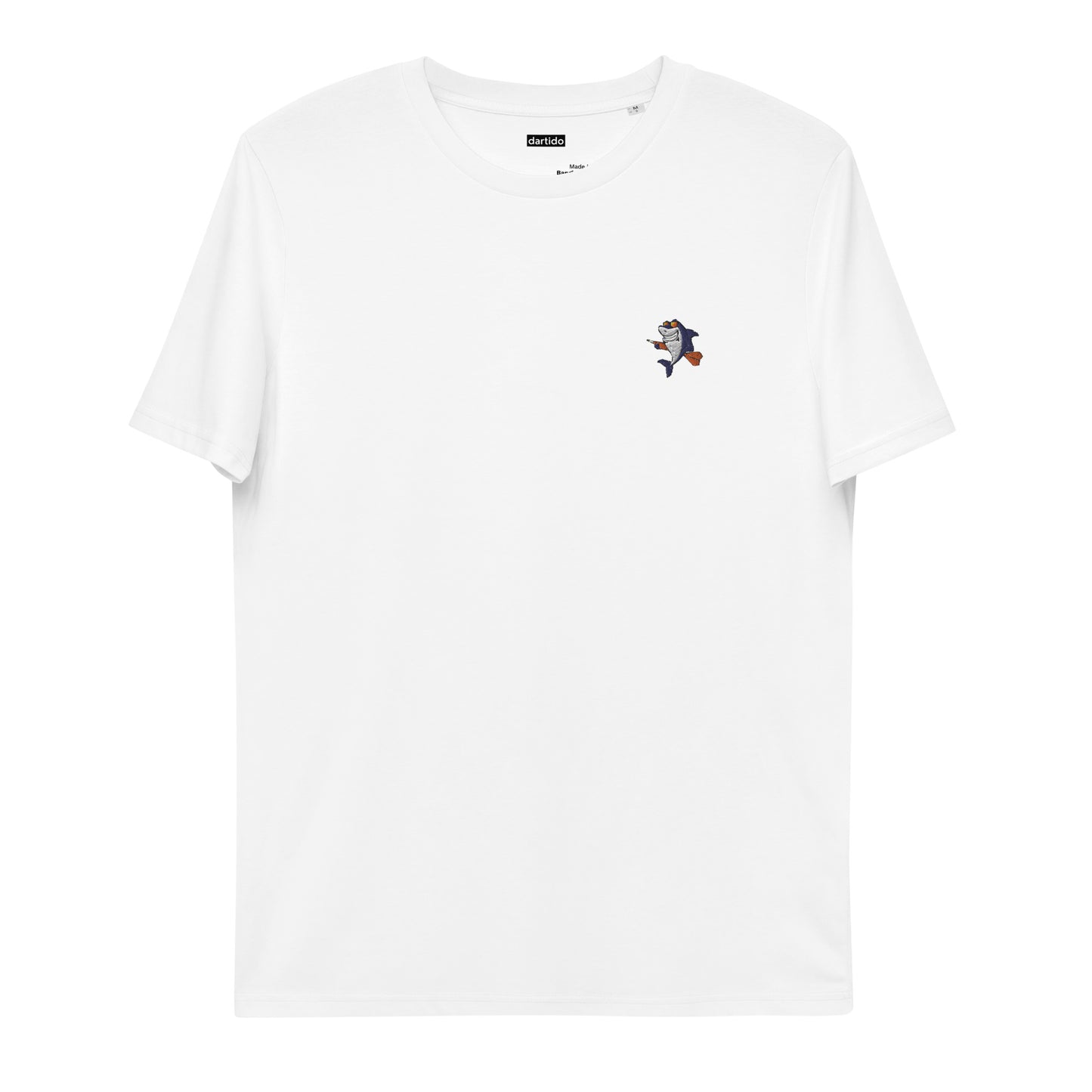 Big Fish! | Besticktes Männer Bio Baumwoll T-Shirt