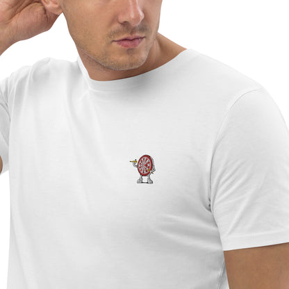 Scheibenwerfer | Besticktes Männer Bio Baumwoll T-Shirt